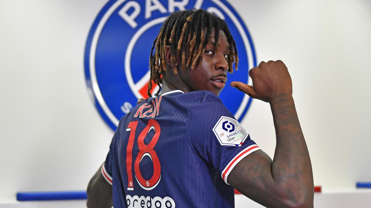 Le PSG disposerait bien d'une option d'achat pour Moise Kean - Eurosport