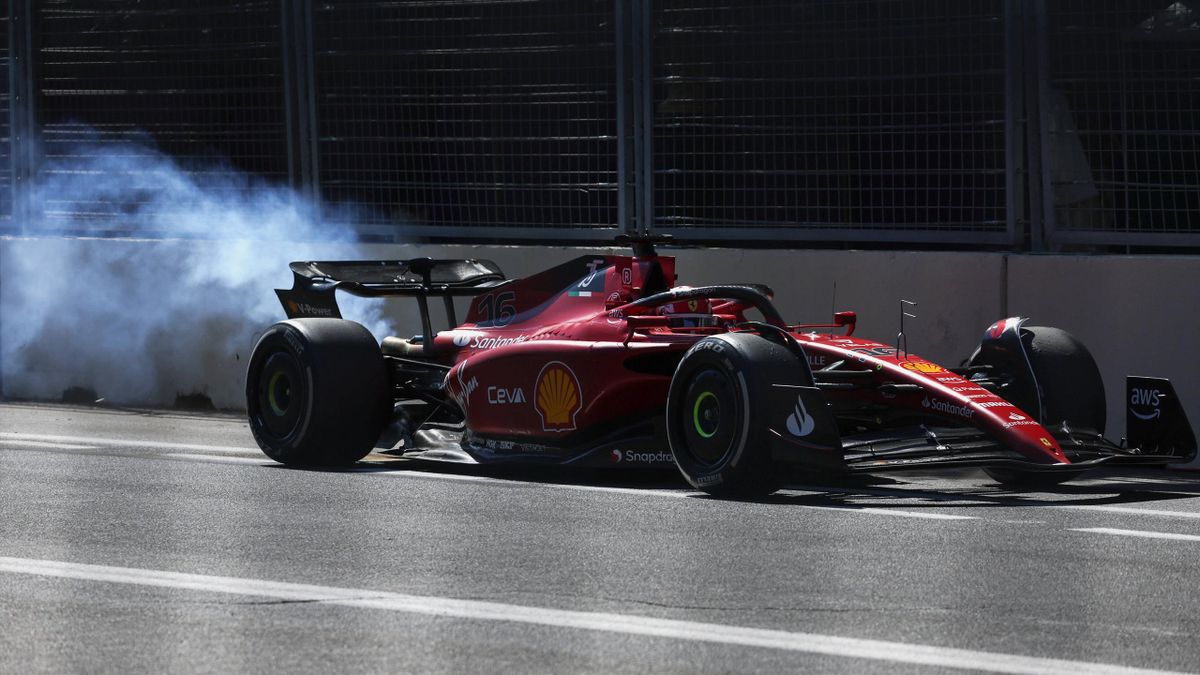 Baku GP - Charles Leclerc nach Ferrari-Debakel in Aserbaidschan am Boden zerstört: "Mir fehlen die Wort" - Eurosport