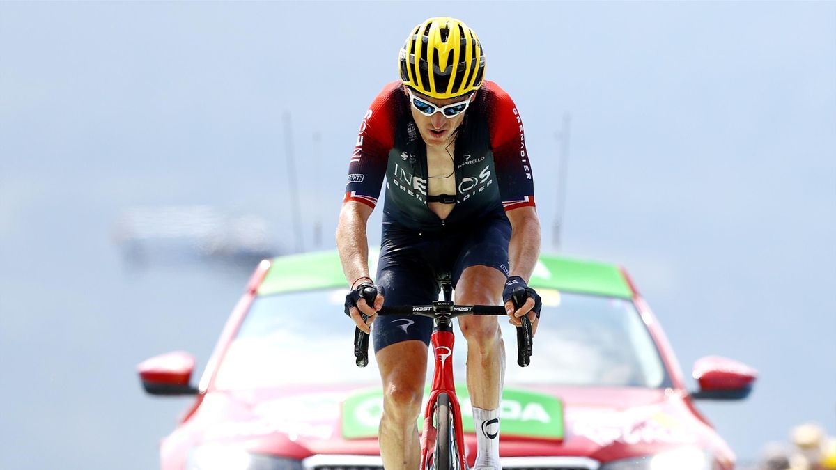 Geraint Thomas was dropped on stage 17 of the Tour de France