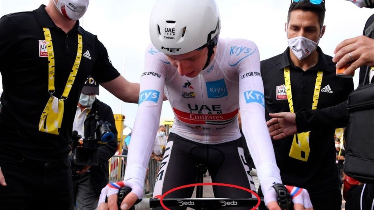 Tour de France - Pogacar, un'impresa senza misuratore di potenza. Una crono  solo col suo istinto - Eurosport