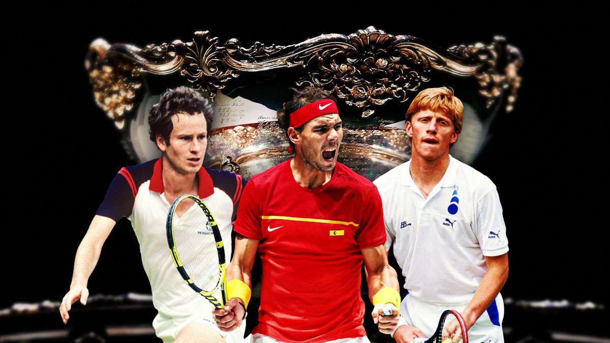 McEnroe, Nadal, Becker : trois des géants qui ont marqué l'histoire de la Coupe Davis.