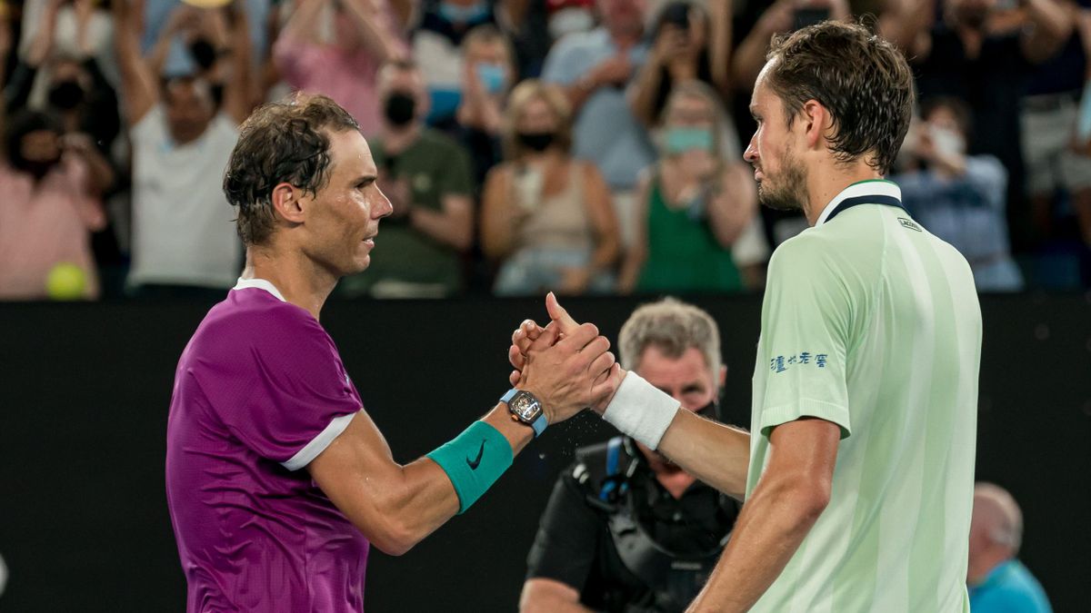 Rafael Nadal und Daniil Medvedev