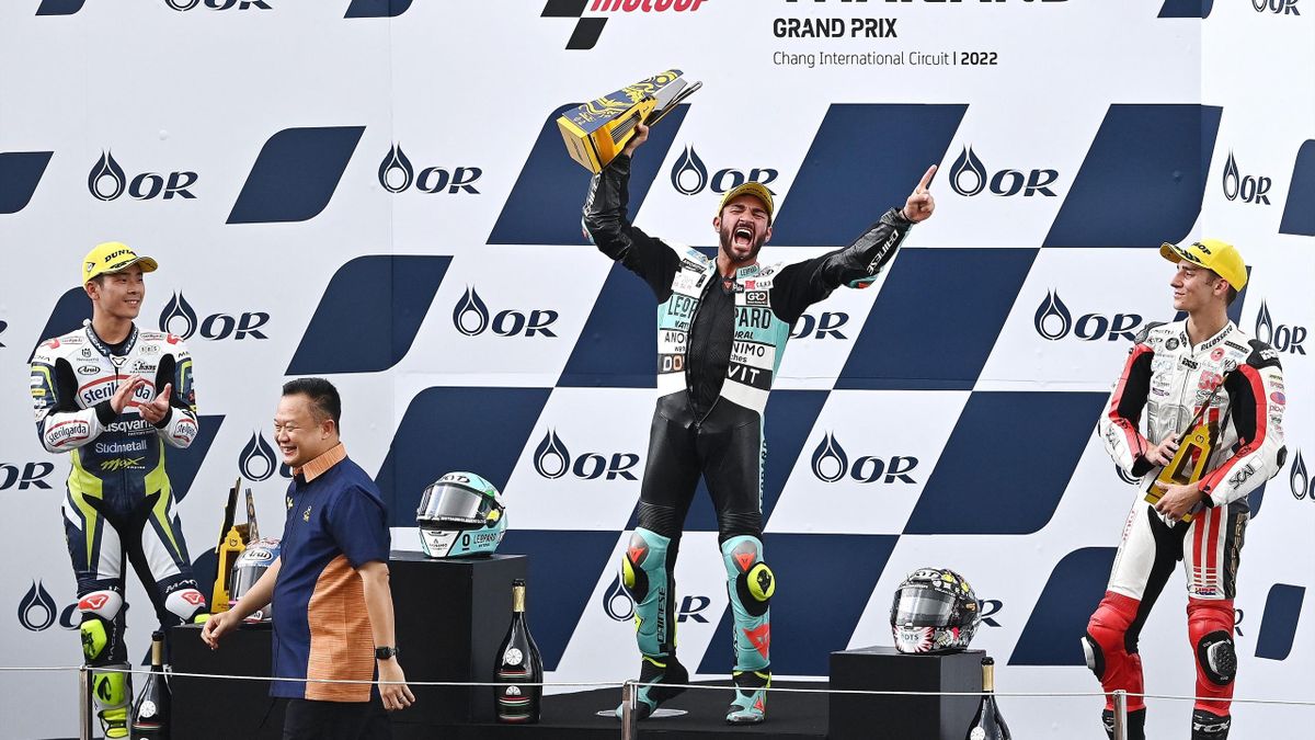 Moto3: super Dennis Foggia vince davanti a Sasaki e Rossi in Thailandia