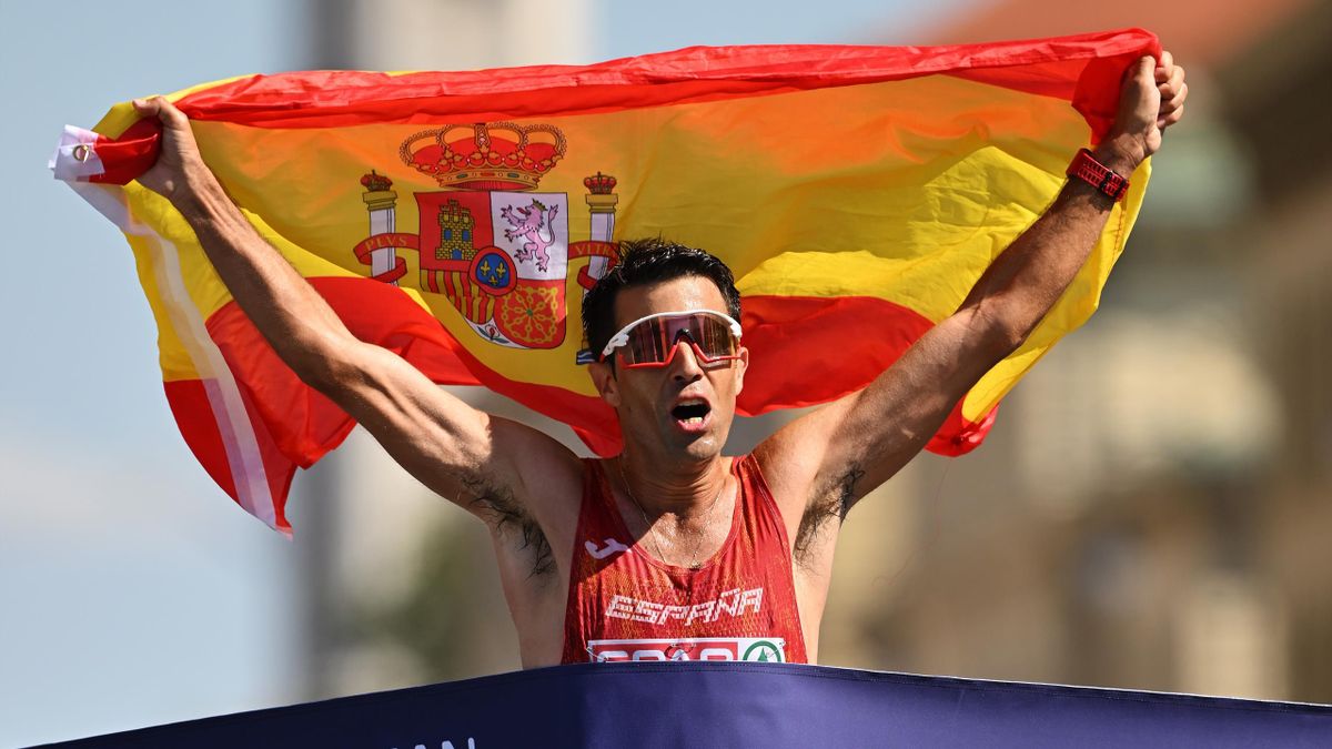 Miguel Ángel López, oro en los 35 kilómetros marcha de los Campeonatos de Europa de Atletismo