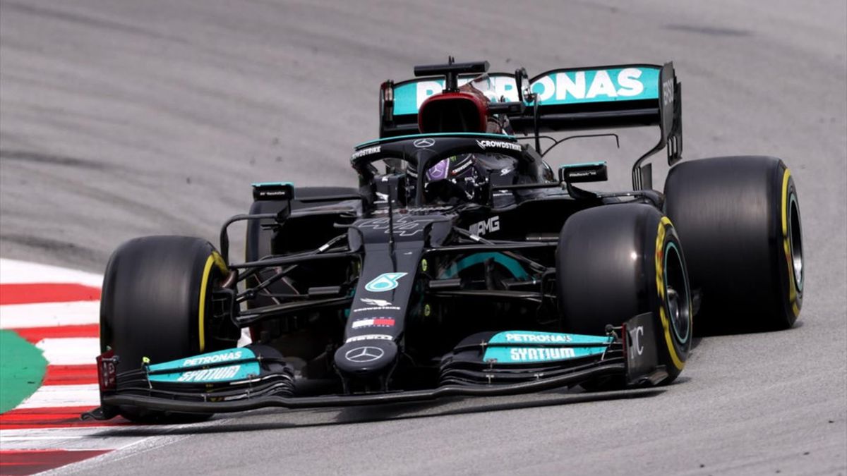 Lewis Hamilton durante il GP di Spagna valido per il Mondiale 2021 di Formula 1