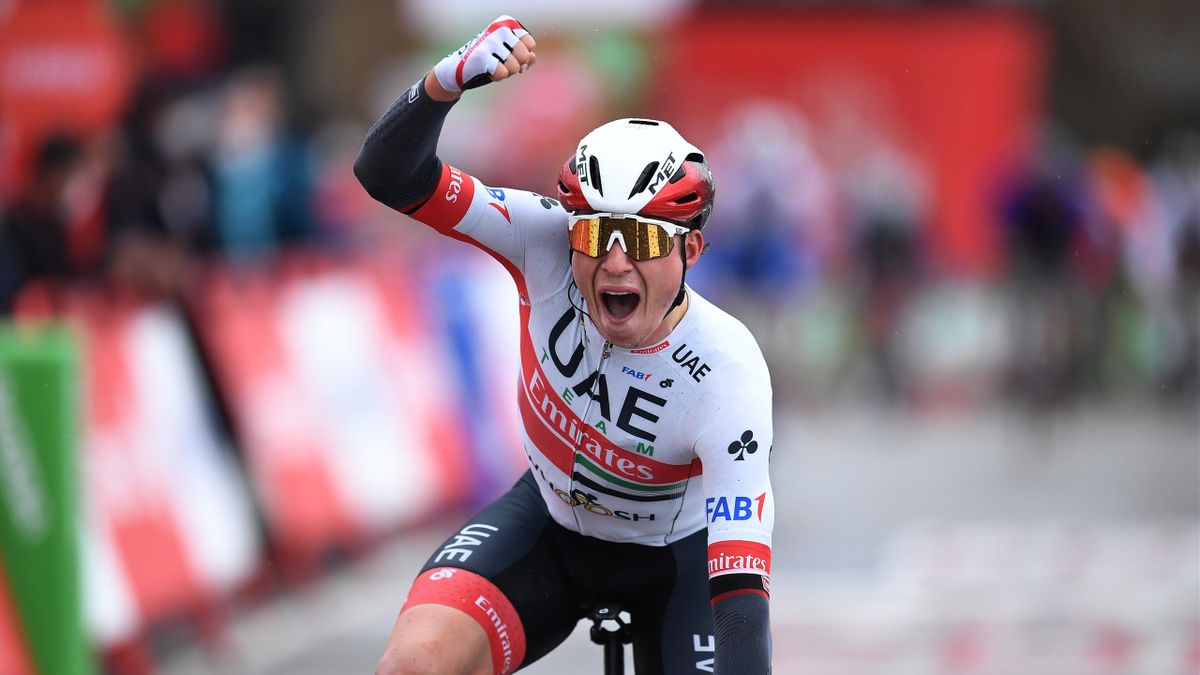 Jasper Philipsen (UAE Emirates), vainqueur de la 15e étape du Tour d'Espagne