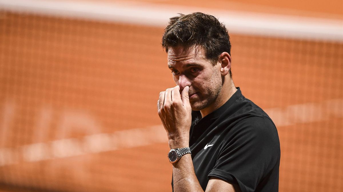 Juan Martin Del Potro was tearful during the Buenos Aires Open