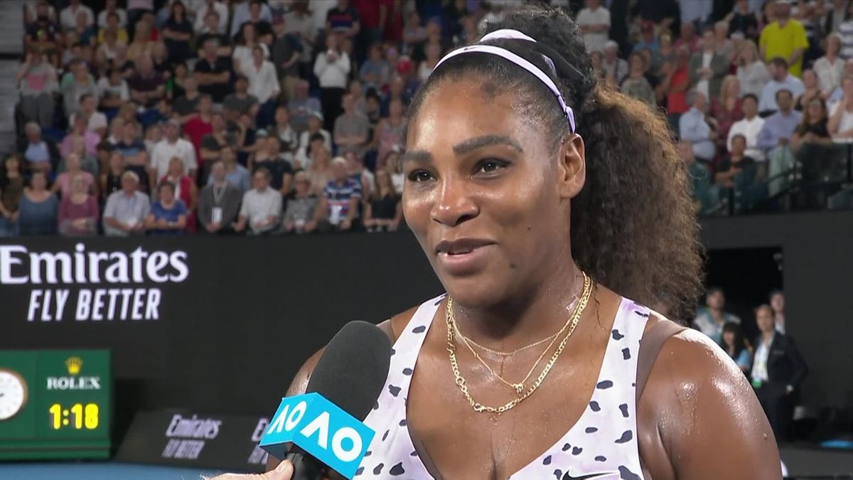 Australian Open : Serena Williams interview post-match