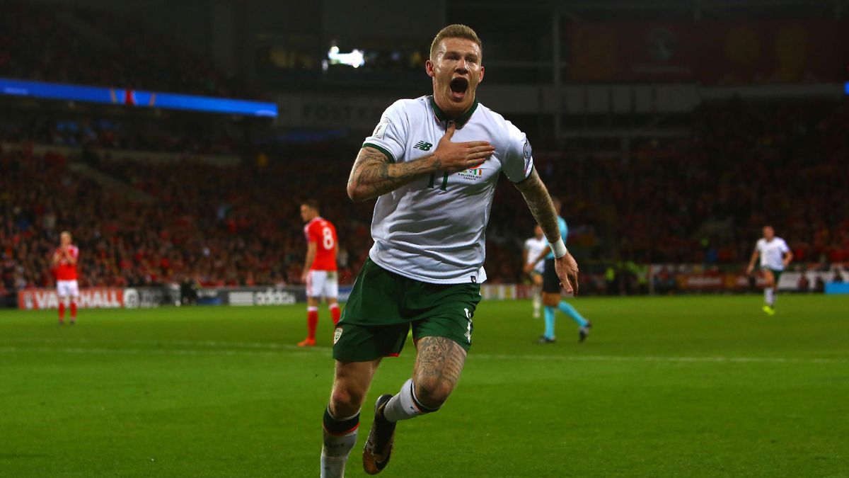 James Mcclean Hits Winner As Ireland End Welsh World Cup Hopes Eurosport