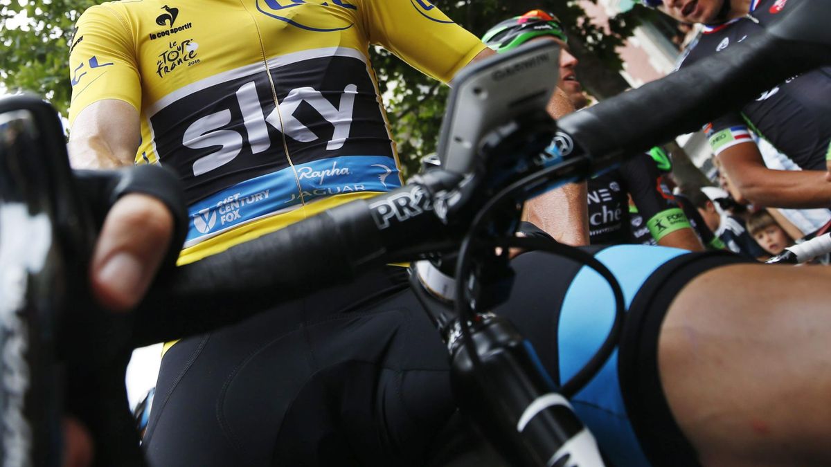 Chris Froome, en el Tour de Francia 2015