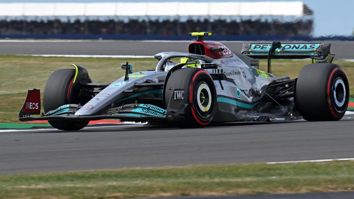 Lewis Hamilton in Silverstone
