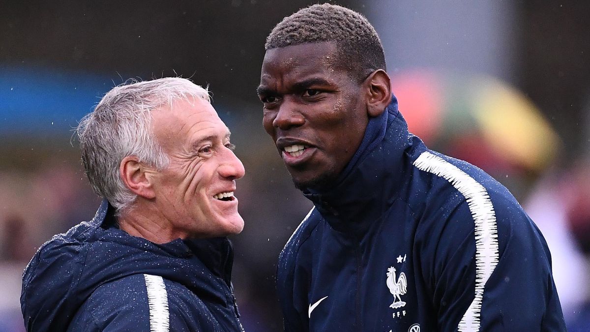 Paul Pogba cannot be happy with Manchester United role, says France boss Didier Deschamps - Eurosport