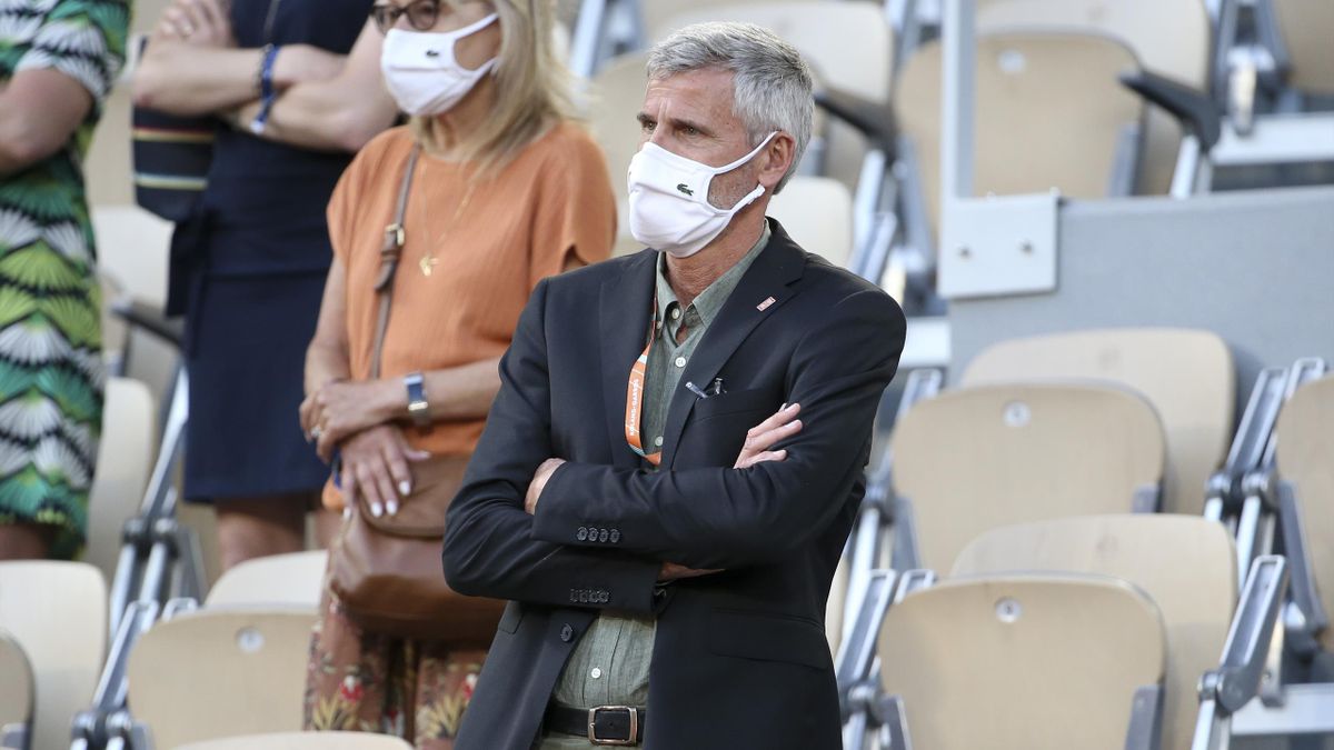 Gilles Moretton à Roland-Garros en 2021