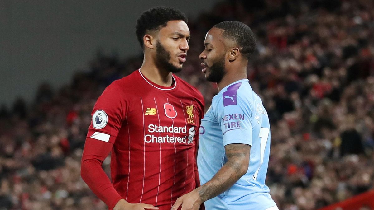 Raheem Sterling Joe Gomez Clash Paul Parker S View On How It Should Have Been Handled Eurosport