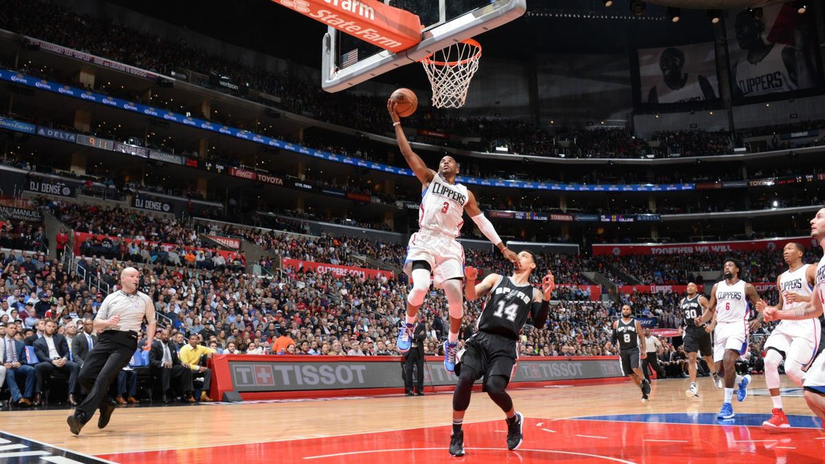 Chris Paul lors de Los Angeles Clippers - San Antonio Spurs le 18 février 2016