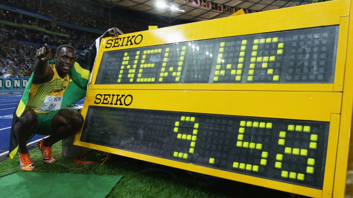 Usain Bolt, record du monde, Berlin 2009.