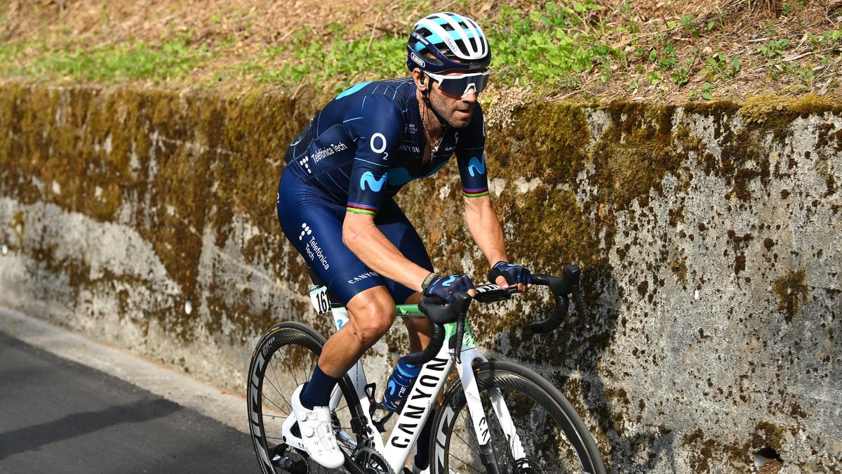 Alejandro Valverde en la última edición del Giro de Italia