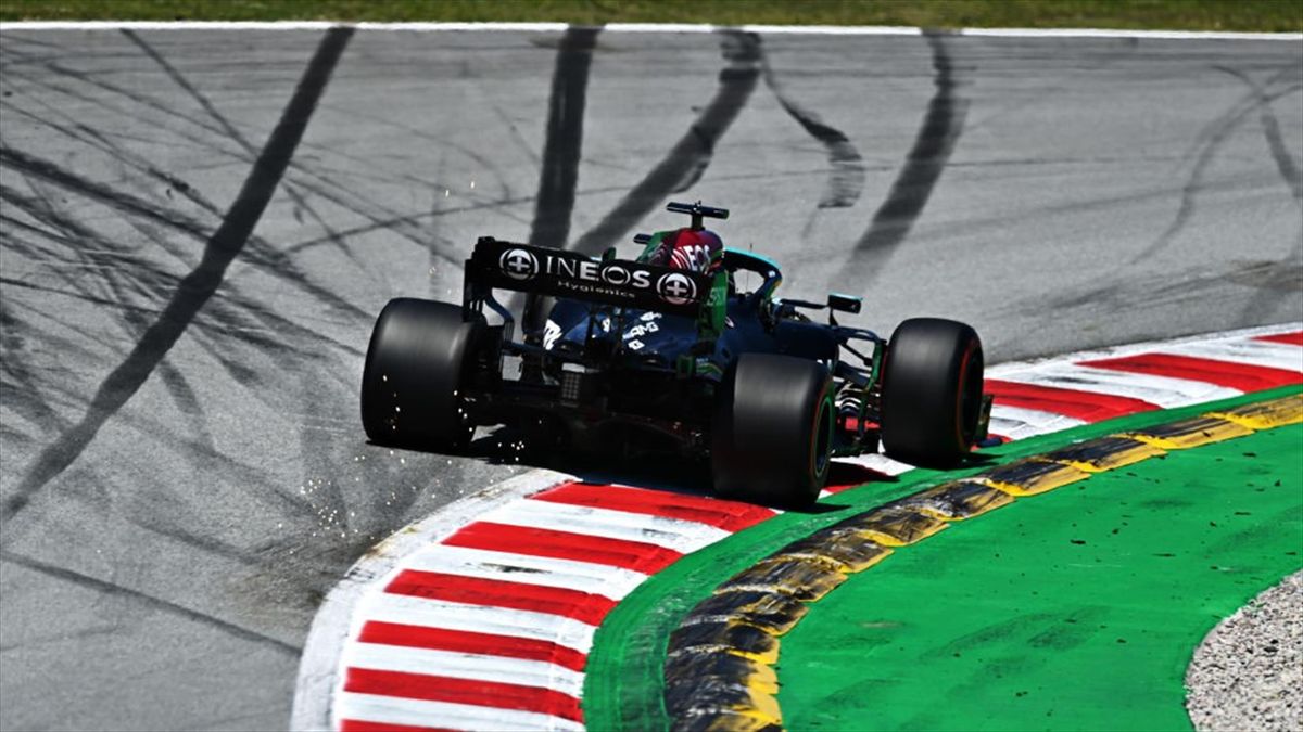Lewis Hamilton (Mercedes) au Grand Prix d'Espagne 2021