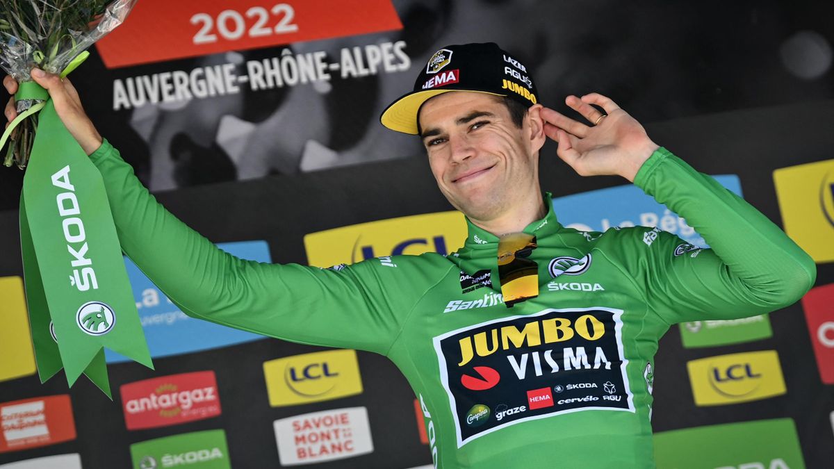 Wout van Aert, ici lors du Critérium du Dauphiné, a fait du maillot vert du Tour de France 2022 un objectif