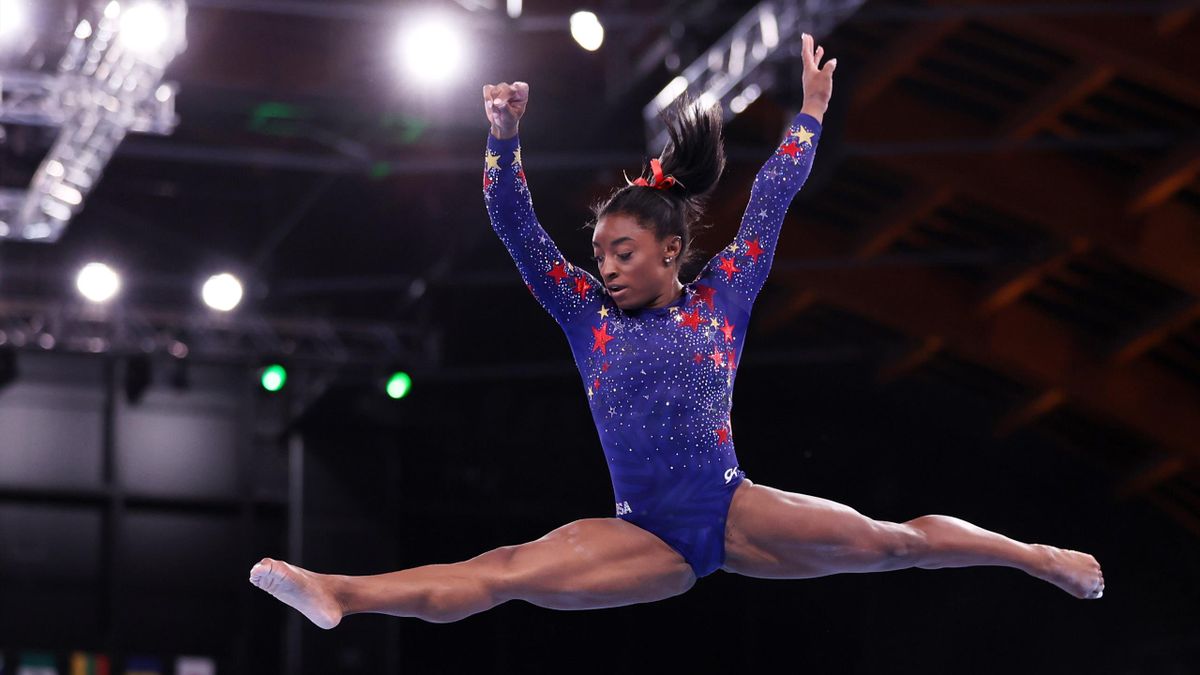 Tokyo Olympics Why Is Simone Biles Called The Goat Usa Gymnastics Star Has Special Leotard And Own Twitter Emoji Eurosport