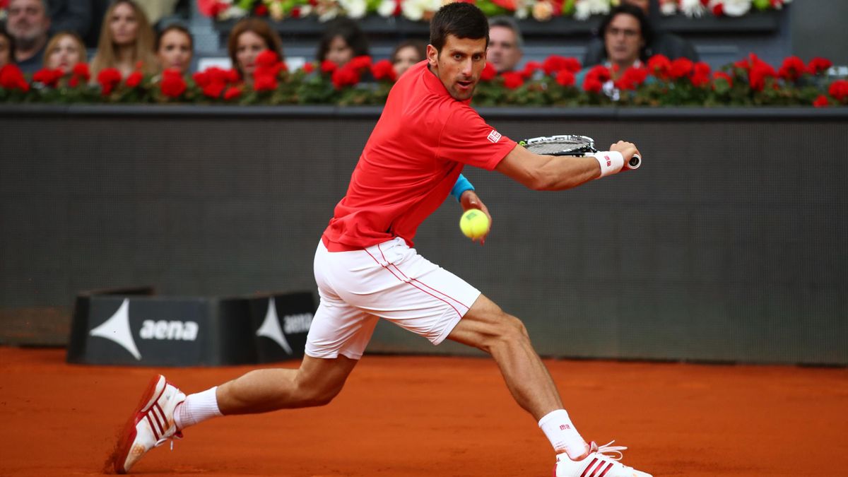 Novak Djokovic à Madrid en 2016