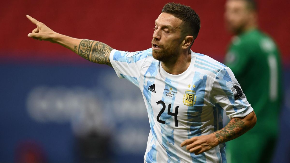 Il Papu Gomez a segno in Argentina-Paraguay, Copa America