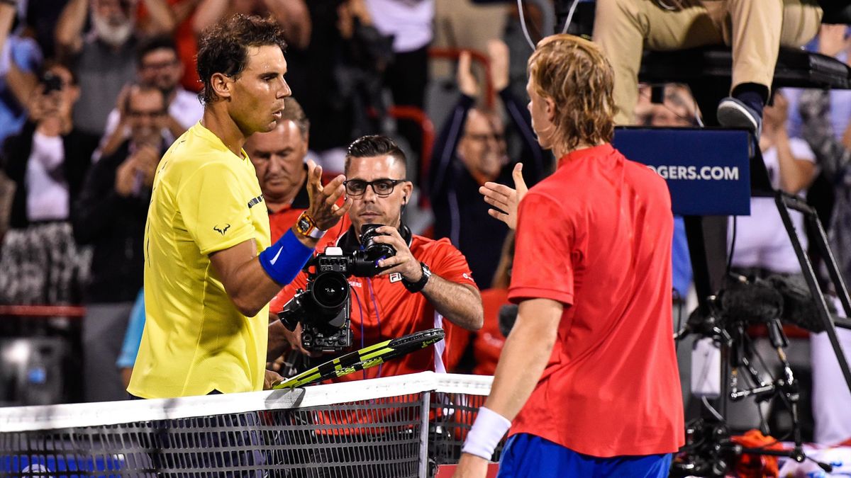 Rafael Nadal loses to Denis Shapovalov.