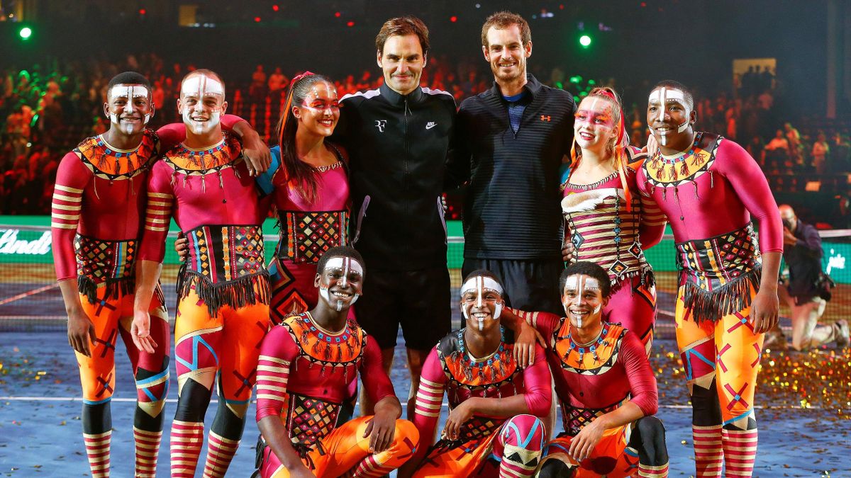 Roger Fedederer, Andy Murray and Friends