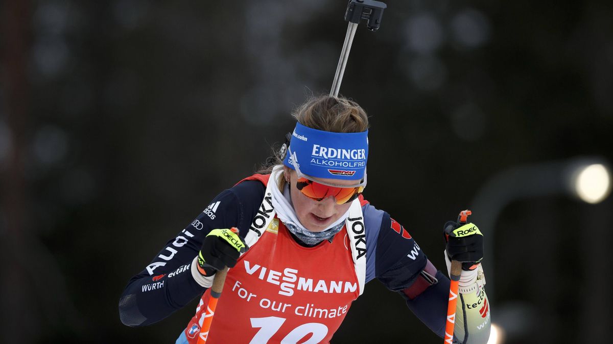 Franziska Preuss erfüllt mit Platz sieben die Olympia-Norm