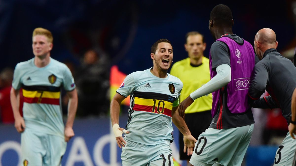 Euro 16 Belgium Overwhelm Hungary To Progress To Quarter Finals Eurosport
