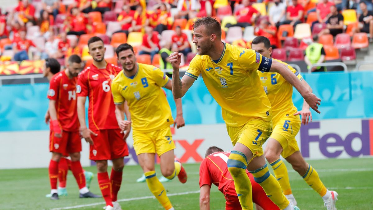 Euro 2020 - Groupe C : L'Ukraine se relance avec une victoire contre la  Macédoine du Nord (2-1) - Eurosport
