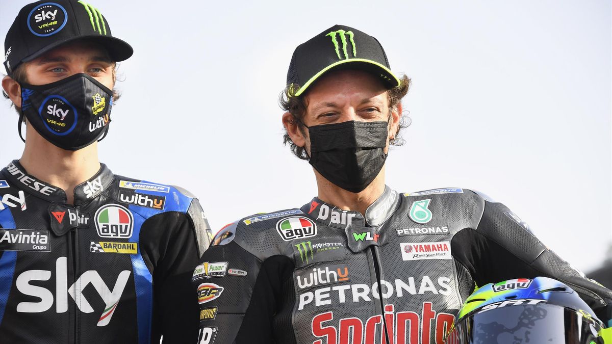Luca Marini e Valentino Rossi, MotoGP 2022, Getty Images
