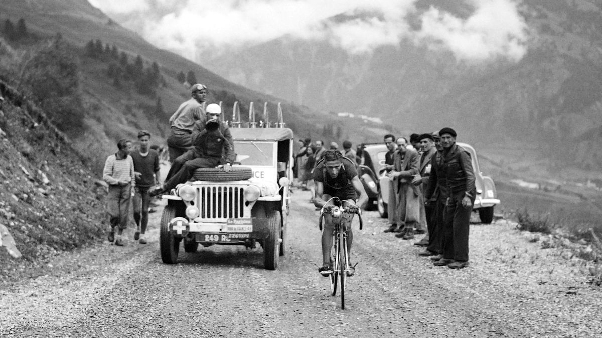 Ferdinand Kübler lors du Tour 1949