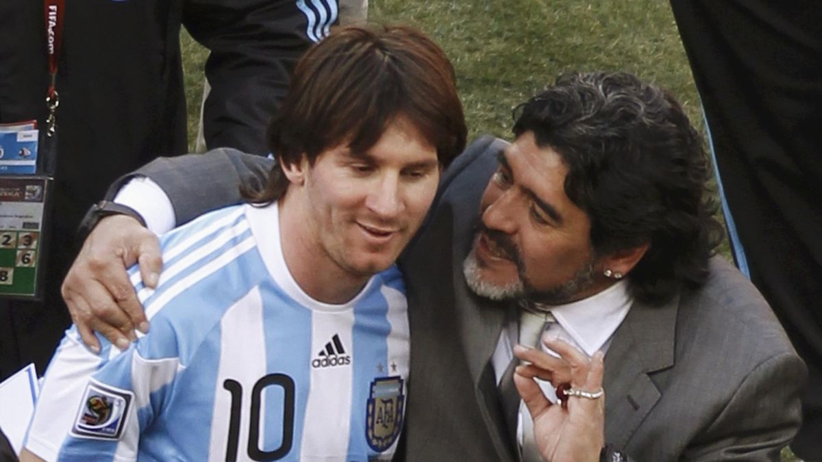 Messi, Maradona