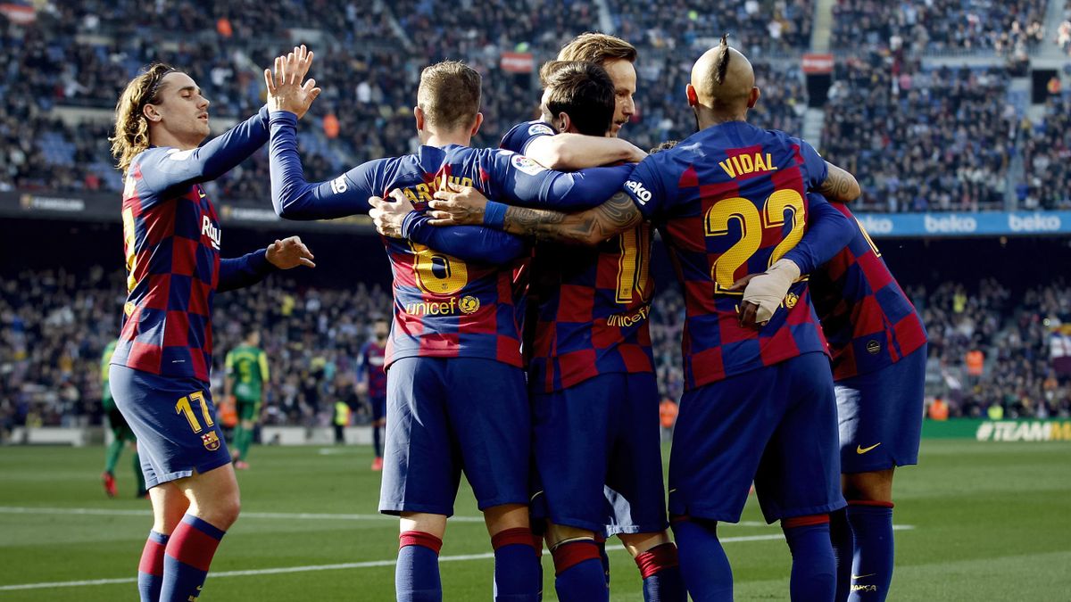 Antoine Griezmann, Arthur, Arturo Vidal, Ivan Rakitic (FC Barcelona)