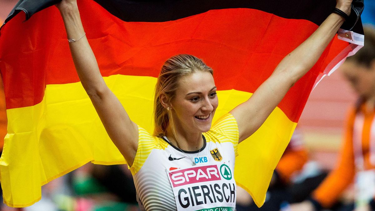 Dreispringerin Gierisch holte historische Goldmedaille