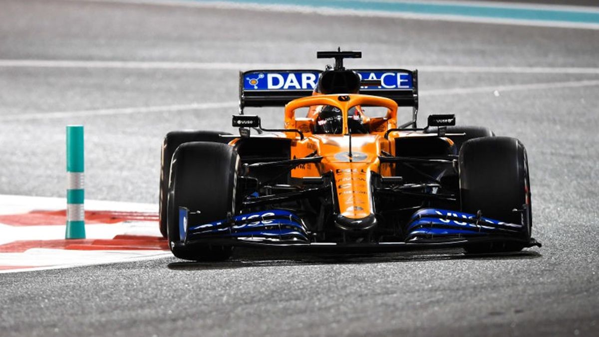 Carlos Sainz (McLaren) au Grand Prix d'Abou Dabi 2020