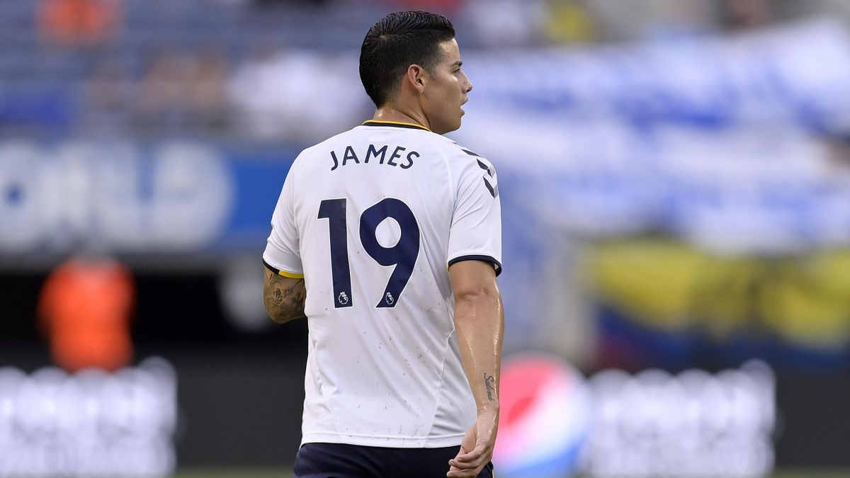 James Rodriguez, Everton, luglio 2021 (Getty Images)