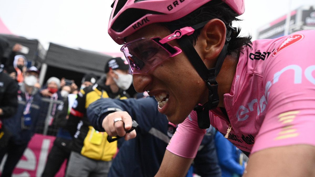 Egan Bernal dopo la tappa dello Zoncolan - Giro d'Italia 2021