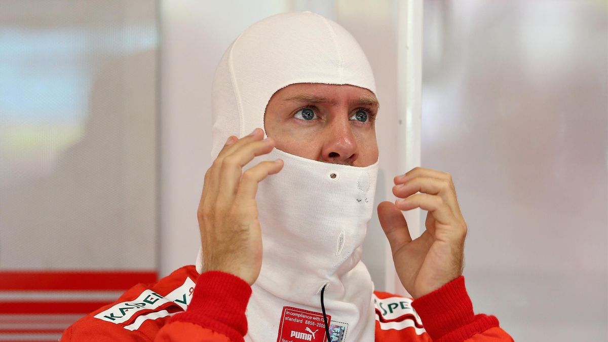 Sebastian Vettel (Ferrari) au Grand Prix de Singapour 2018