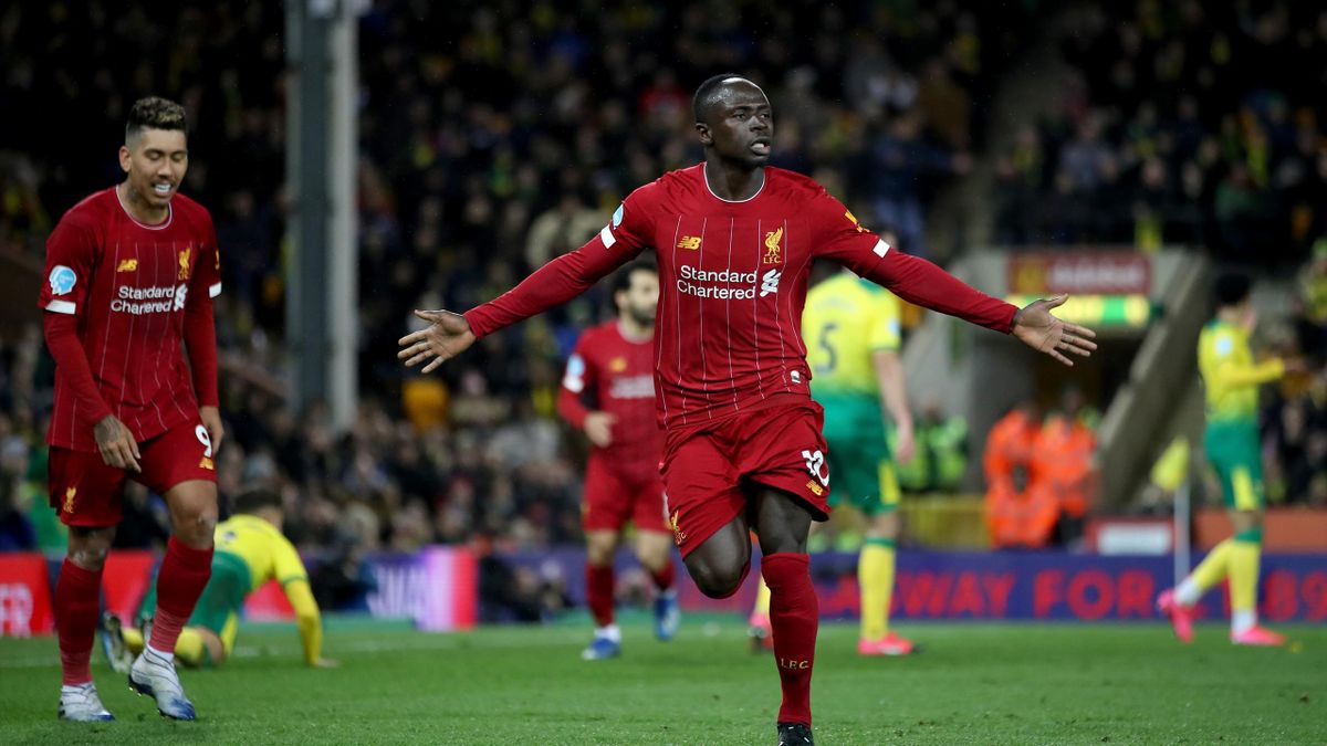 Sadio Mané bejubelt sein Siegtor - Norwich City vs. FC Liverpool
