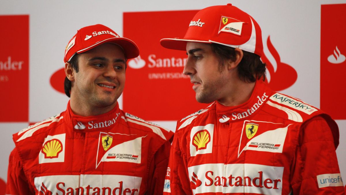 Fuhren von 2010 bis 2013 gemeinsam für Ferrari: Felipe Massa (links) und Fernando Alonso