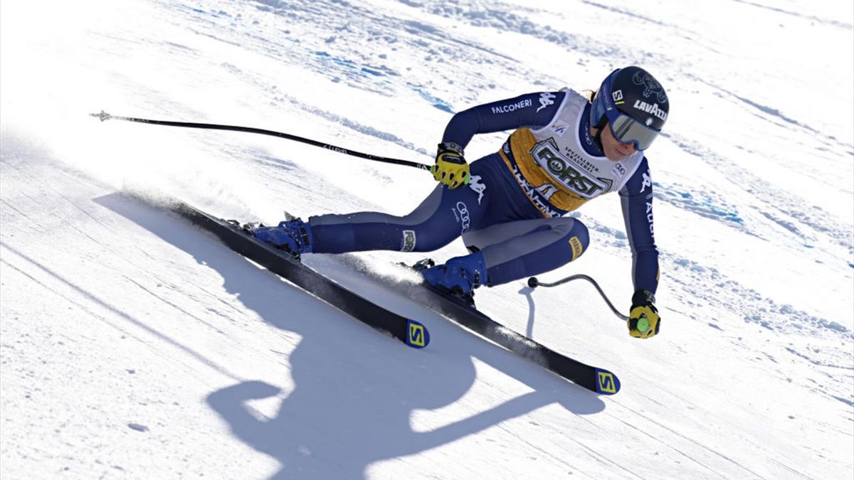 Francesca Marsaglia durante la Coppa del mondo di sci alpino 2020-21