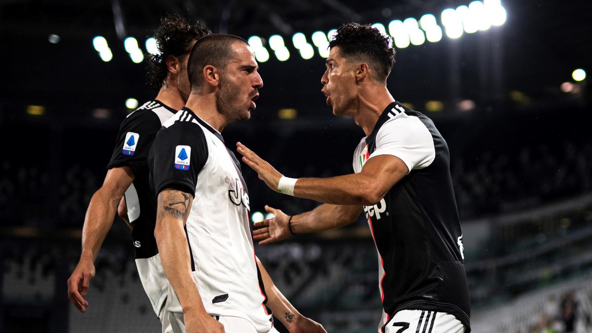 Juventus-Lazio, Serie A 2019-2020: esultanza Cristiano Ronaldo dopo il gol dell'1-0 (Getty Images)