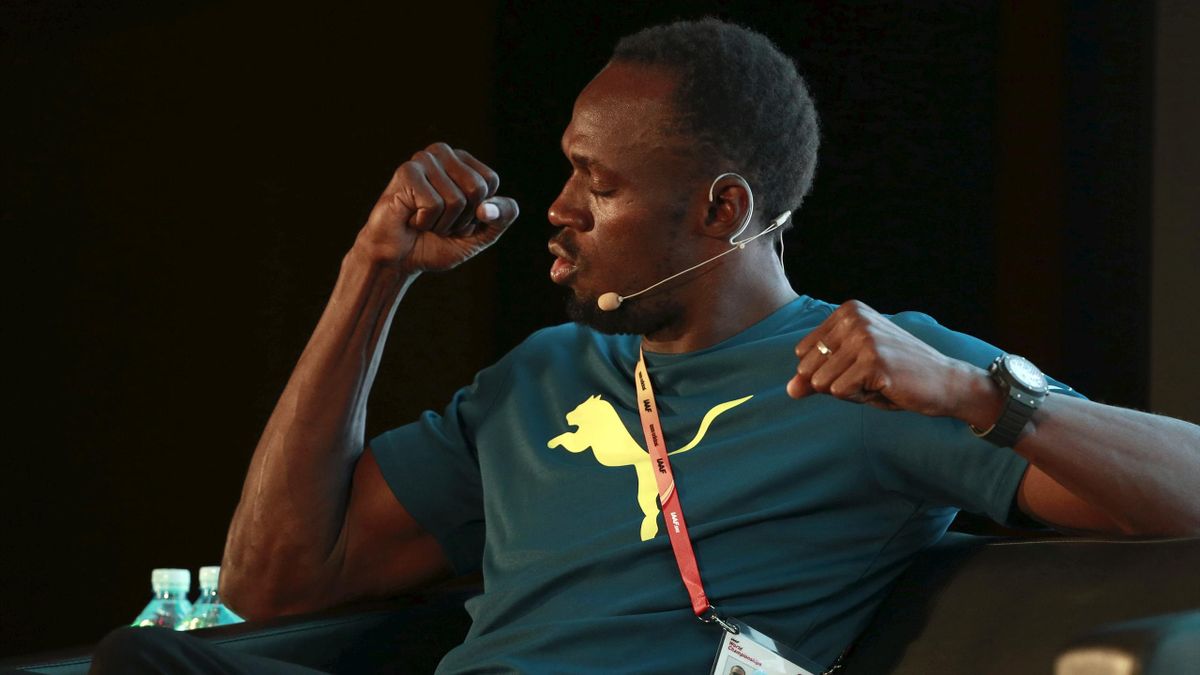 Jamaican sprinter Usain Bolt