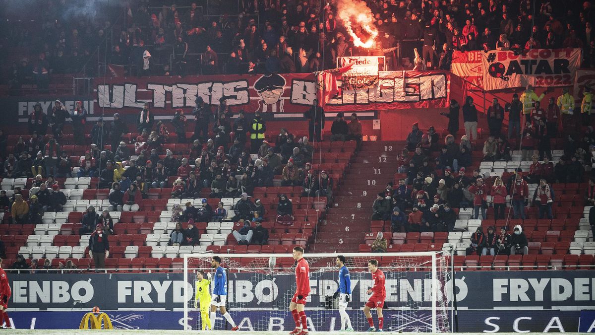 Brann-supportere under hjemmekampen mot Molde. Bildet er kun brukt som illustrasjonsbilde til saken og er ikke relatert til hendelsen.