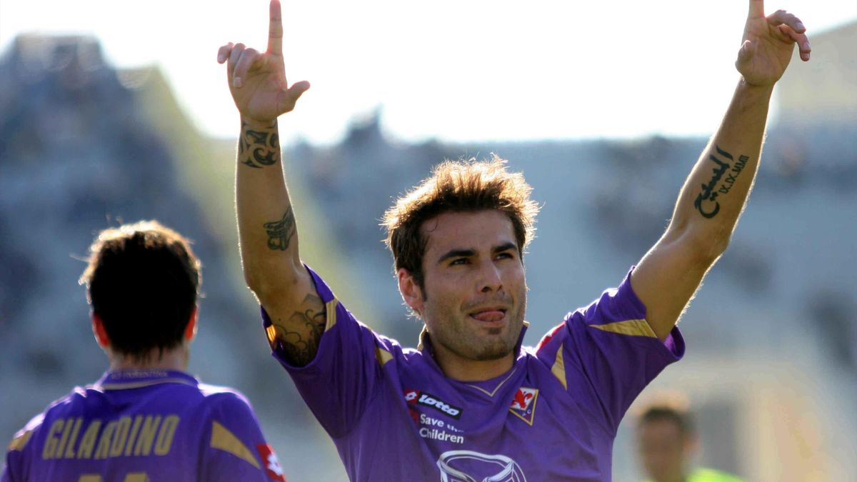 Adrian Mutu, în tricoul celor de la Fiorentina