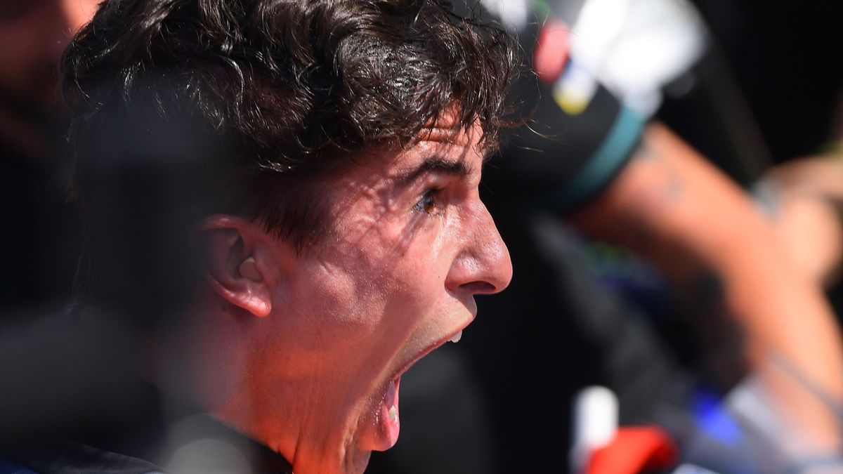 Marquez Batte Quartararo All Ultimo Giro Terzo Vinales Davanti A Rossi 6 Dovizioso Eurosport