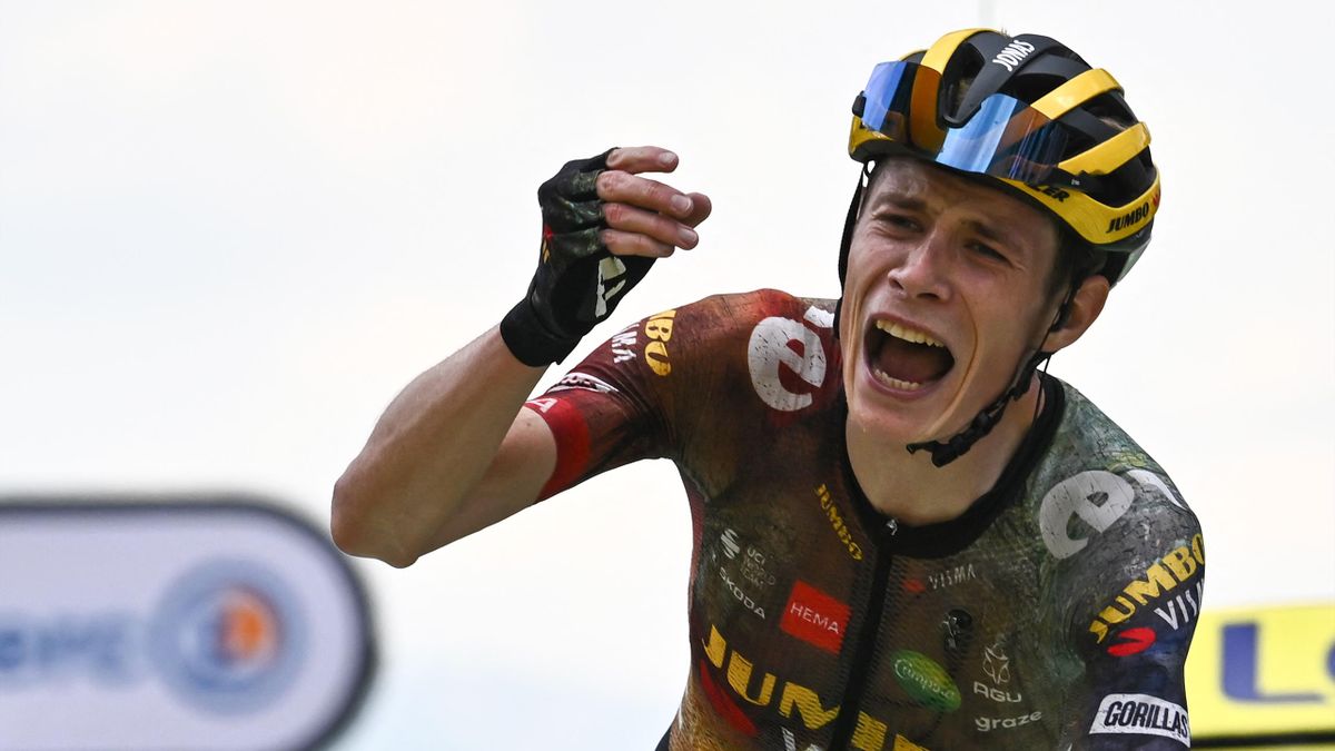 Jonas Vingegaard in de Tour de France van 2022