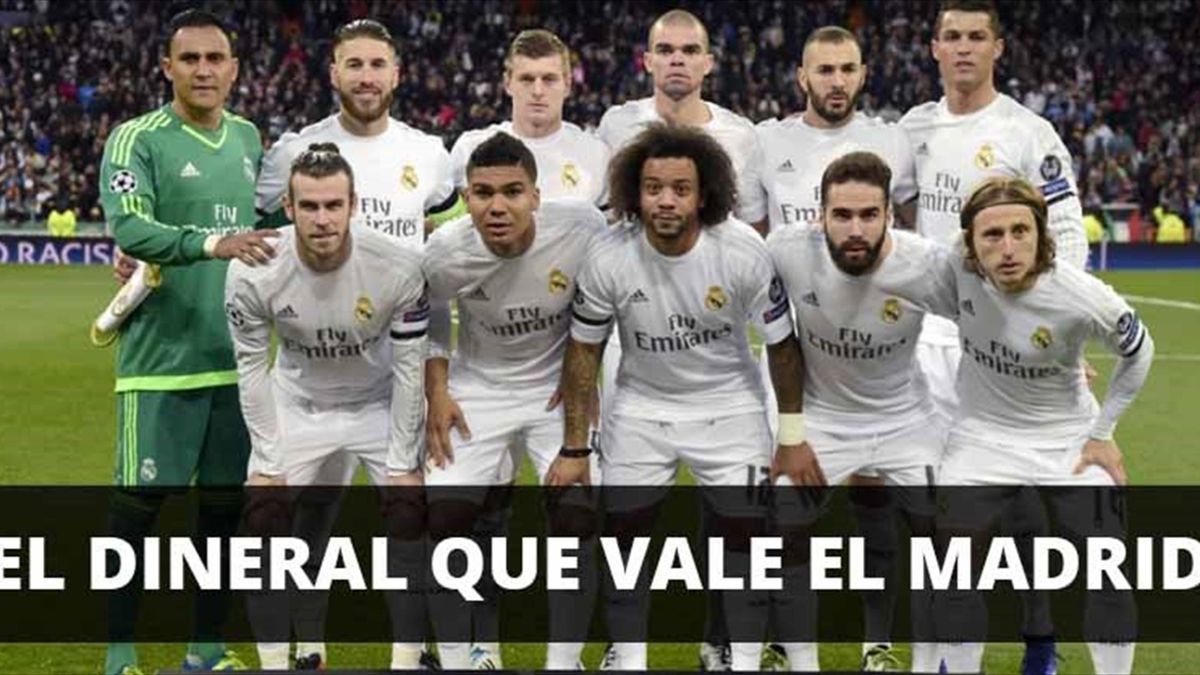¿Cuánto vale la plantilla del Real Madrid? Eurosport